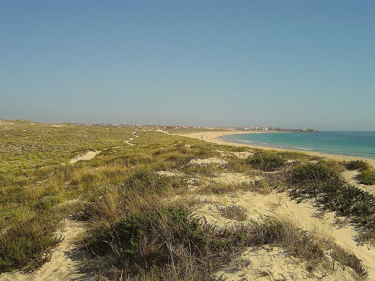 The wave at Supertubos, Peniche