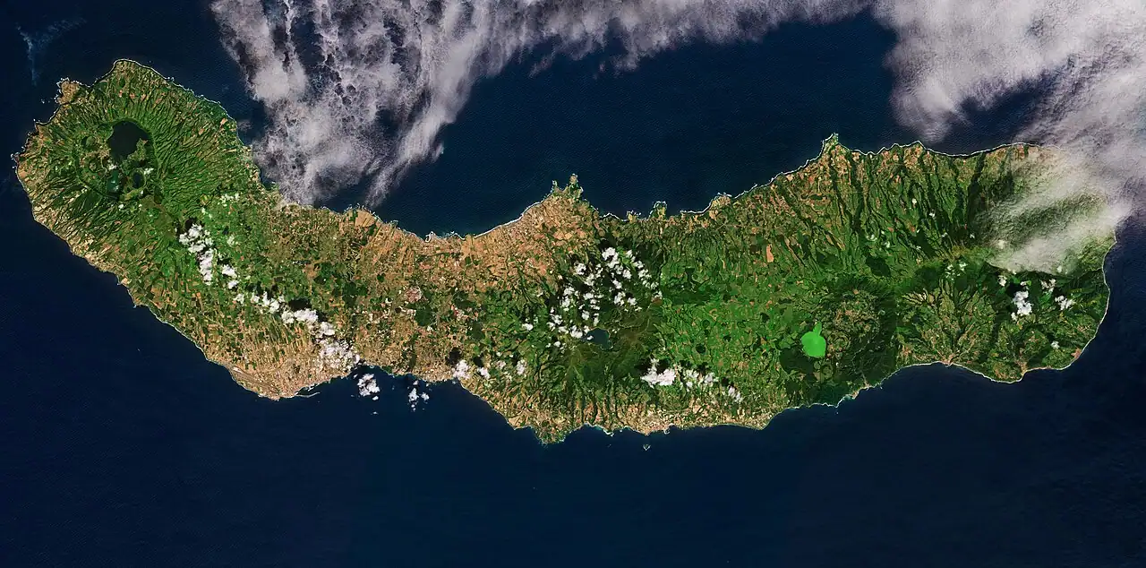 The coast of Azores, Portugal